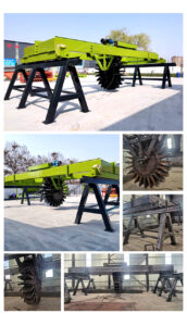 Wheel type Composting Machine for Large Scale Fertilizer Plant