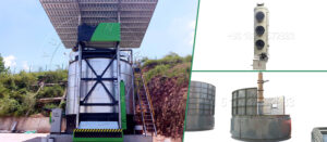 In-Vessel Composting Poultry Dung Tank