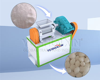 Двухвалковый гранулятор сульфата аммония